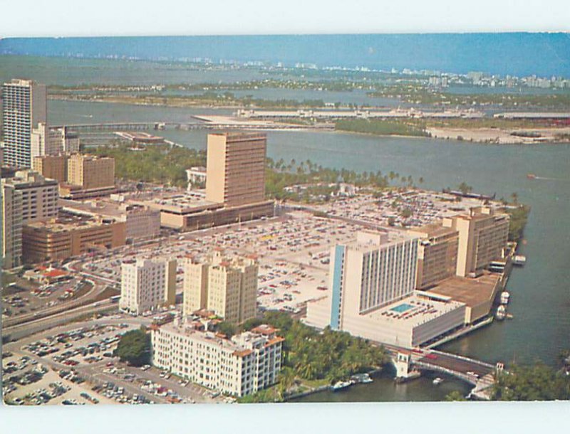 Pre-1980 AERIAL VIEW Miami Florida FL AC9551