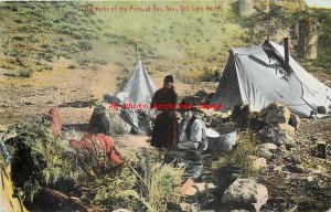 Native American Indians, Paiute Tribe, Homes, Rox, Nevada, Newman PC No AC 15