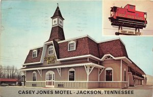 Jackson Tennessee 1982 Postcard Casey Jones Motel