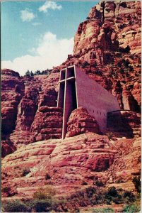 Chapel Of The Holy Cross Sedona AZ Arizona 1970s Postcard H1