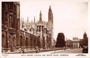 BR80873 king s parade college and senate house cambridge  real photo  uk