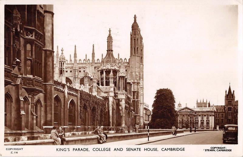 BR80873 king s parade college and senate house cambridge  real photo  uk