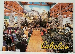 Cabela's Advertising Prairie du Chen Wisconsin Catalog Showroom View Postcard J9