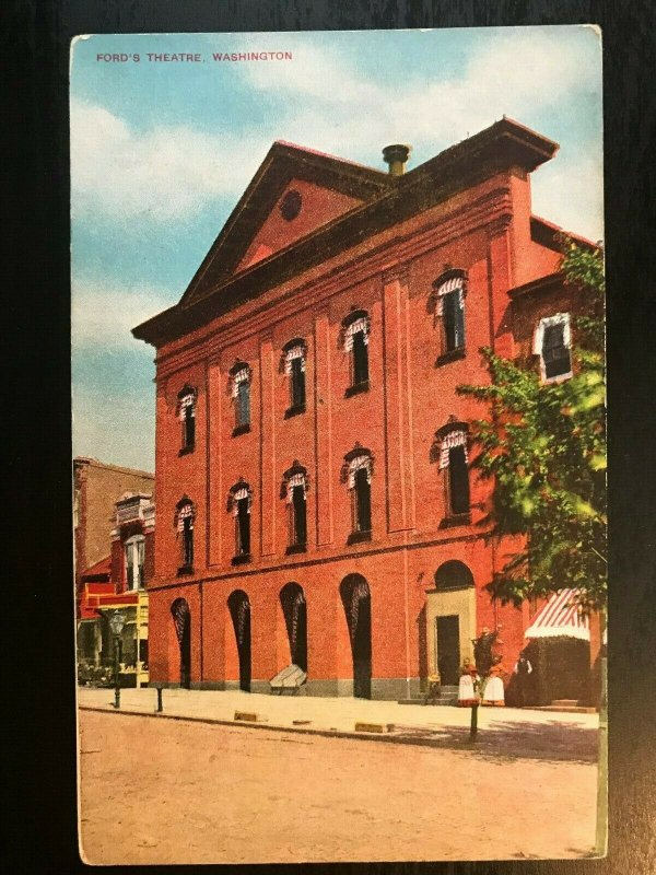Vintage Postcard 1907-1915 Ford's Theatre Washington District of Columbia