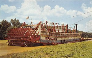 Sprague Sternwheeler River Steamship Ferry Boat Ship 