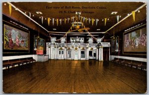 Chicago Illinois c1910 Postcard East View Ballroom Dance Floor Dearborn Casino