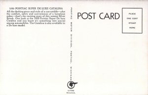 1950 Pontiac Super De Luxe Catalina , Car Dealership Advertising, Old Post Card