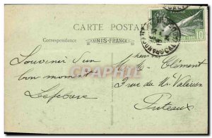 Old Postcard The Grandcamp les Bains Fisherman repair of sails TOP