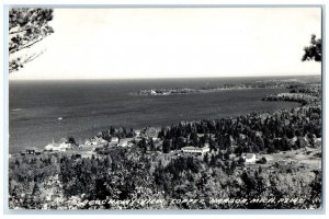 c1940's Brockway View Copper Michigan MI RPPC Photo Unposted Vintage Postcard