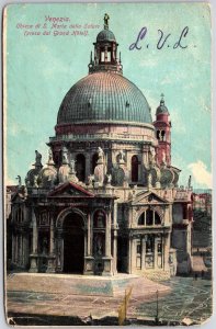 1910's Venezia Chiesa Di S. Maria Della Salute (Presa Dal Grand Hotel)  Postcard