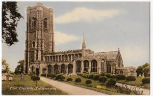 Suffolk; Lavenham Church PPC By Frith, Local 1953(?) PMK 