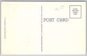 K29/ Alexandria Louisiana Postcard Linen Hotel Bentley 197