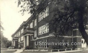 Real Photo - High School, Lexington - Nebraska NE  