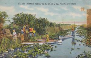 Florida Seminole Indians In The Heart Of The Everglades