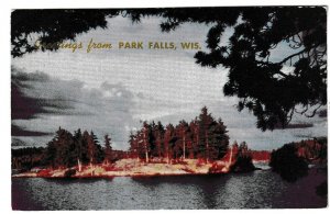 Isle Of Enchantment, Park Falls, Wisconsin, Vintage Chrome Postcard