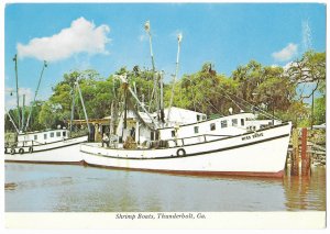 Shrimp Boats Thunderbolt Georgia  4x6 Size