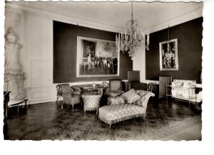 Real Photo, Bedroom Interior, Emperor Francis Joseph, Austria Royalty