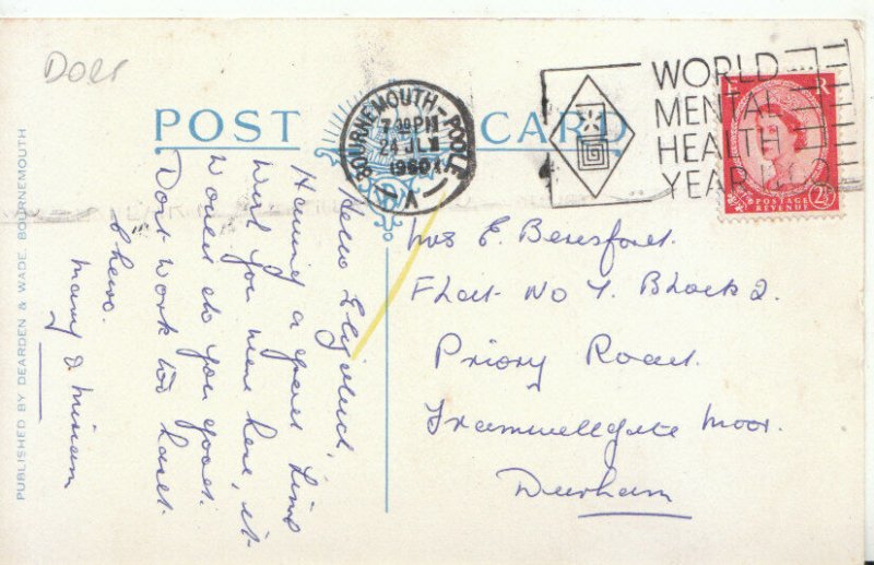 Dorset Postcard - Pavilion Rockery - Bournemouth - TZ617