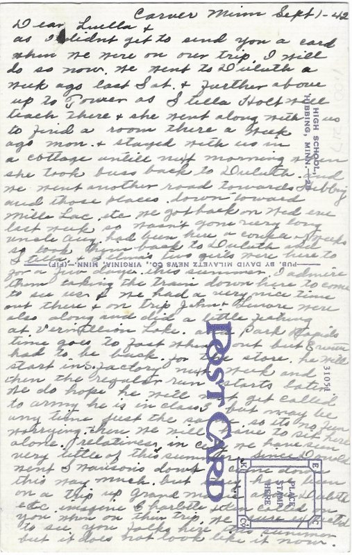 High School Hibbing Minnesota