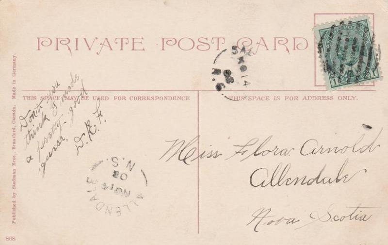 Toronto University, Ontario, Canada - pm 1908 - DB