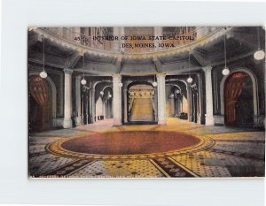 Postcard Interior of Iowa State Capitol, Des Moines, Iowa, USA