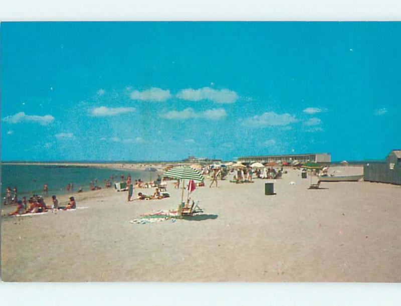 Unused Pre-1980 SCENE AT BEACH Watch Hill Rhode Island RI M6487-12