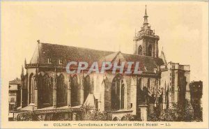 Old Postcard Colmar Cathedrale Saint Martin North Coast