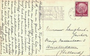 Germany Tegernsee Hotel Steinmetz Vintage RPPC 08.36