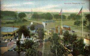 Hillside Pleasure Amusement Park Belleville NJ 1908 Used Postcard jrf