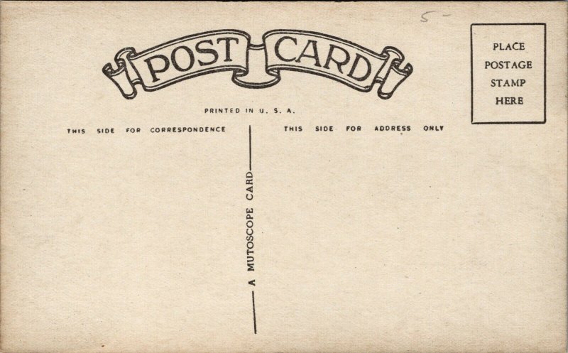 Vtg 1940s Phil Harris Mutoscope Card Big Band Leader swing Era Postcard