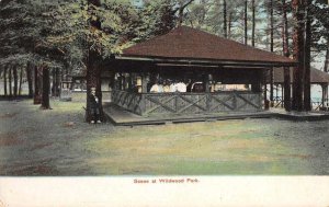 Wildwood Park Scenic View Pavilion Vintage Postcard JF235241