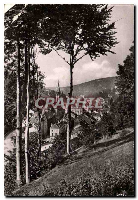 Plombieres les Bains Old Postcard View of the north taking