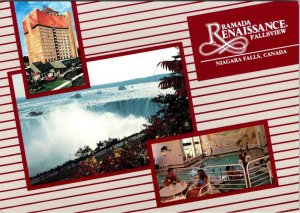 Niagara Falls Canada RAMADA RENAISSANCE HOTEL FALLSVIEW 4X6 Advertising Postcard