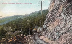 12469 Trolley Car Around Neversink Mountain, Reading, Pennsylvania 1910