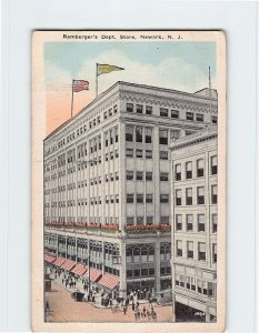 Postcard Bamberger's Dept. Store, Newark, New Jersey