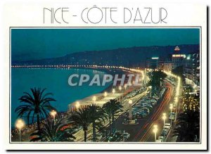 Postcard Modern French Riviera French Riviera Nice (Ms A) The Promenade des A...