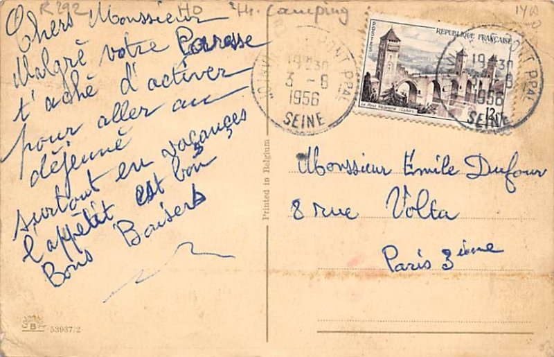 Camping Tea Party 1956 