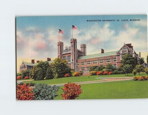 Postcard Washington University St. Louis Missouri USA