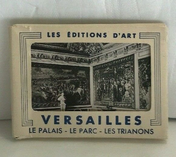 Vintage Les Editions D'art Versailles France RPPC Photo Book - 20 3 x 4