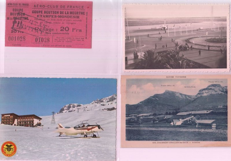 AIRPORTS France 84 Postcards pre-1980 (L3824)