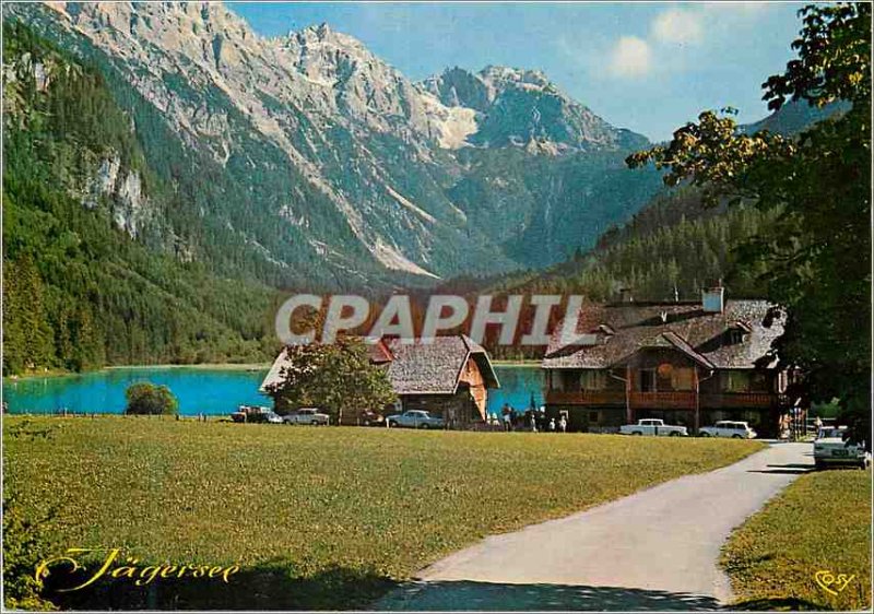 Postcard Modern Malerisches Salzburger Land J�gersee 1050m in Kleinarltal i...