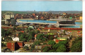 Saint John, New Brunswick, Downtown. Railway Yard, Used 1967