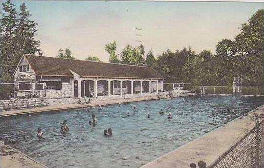 Indiana Spencer Swimming Pool Near Inn Mccormicks Creek Canyon State Park Alb...