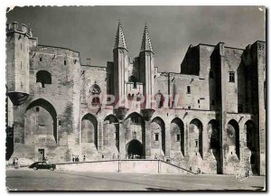 Postcard Modern Avignon (Vaucluse) West Facade of the Palace of the Popes bui...