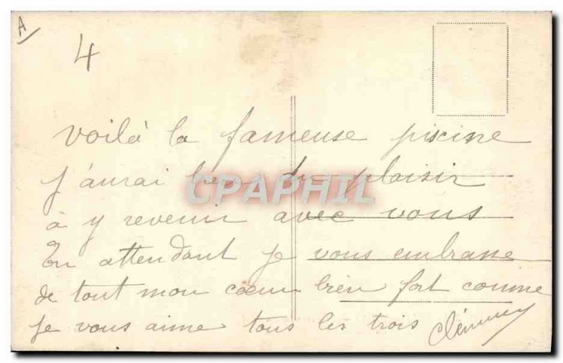 Old Postcard Cures St Honore les Bains Hydrotherapy Pool