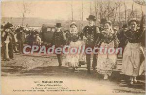 Postcard Old Breton Marriage (country of Cornwall) The Honorary Gavotte (firs...