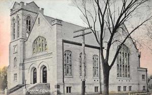 Watseka Illinois outside First Methodist Episcopal Church antique pc Z41479