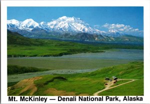 Continental Postcard Mt McKinley Denali National Park, Alaska CE17