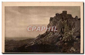 Old Postcard Landscapes and stones from the ruins Provence Chateau des Baux