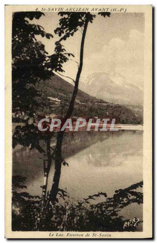 Old Postcard Saint Savin The Laz Approximately St Savin